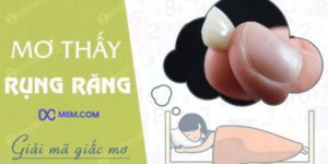 Nằm mơ thấy rụng răng không quá phức tạp